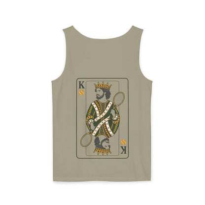 Tennis - King of the Court - Vintage Playing Card - Tank Top — Graphic Tank