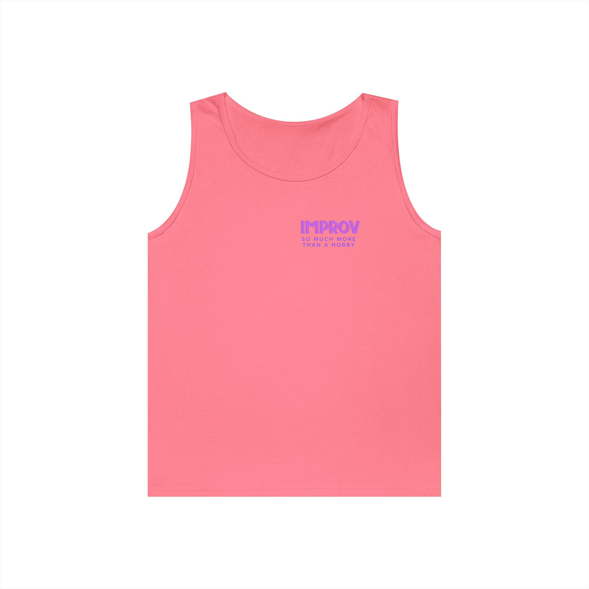 Improv, "Yes, And" Double-sided // Vibes Unisex Heavy Cotton Tank Top