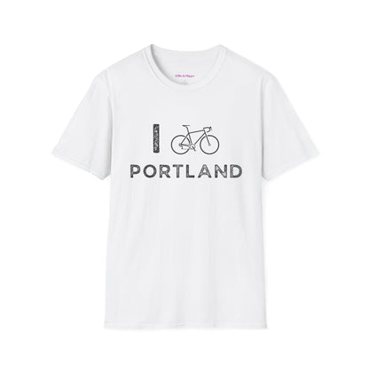I (Road) Bike Portland // Unisex Softstyle T-Shirt