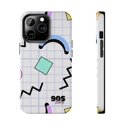 90s Baby Zig Zag and Shapes // iPhone Case