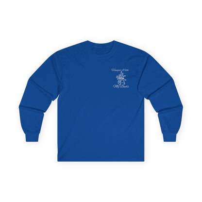 Hangin' With My Buds // Unisex Ultra Cotton Long Sleeve Tee - 'Happy Plants' Botanical Design