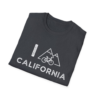 I (Mountain) Bike California // Unisex Softstyle T-Shirt