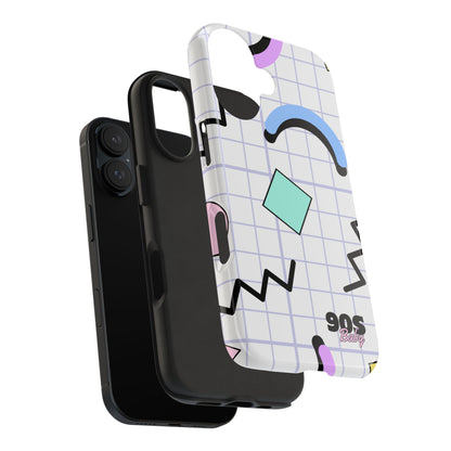 90s Baby Zig Zag and Shapes // iPhone Case