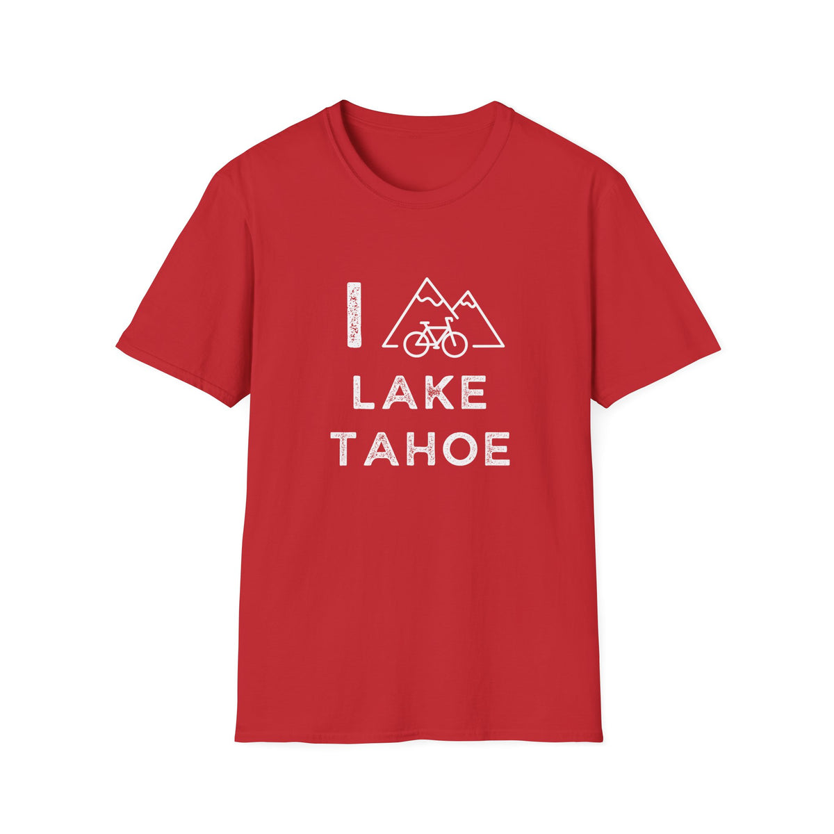 I (Mountain) Bike Lake Tahoe // Unisex Softstyle T-Shirt