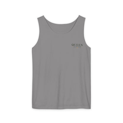 Tennis- Queen of the Court - Vintage Playing Card - Tank Top — Graphic Tank