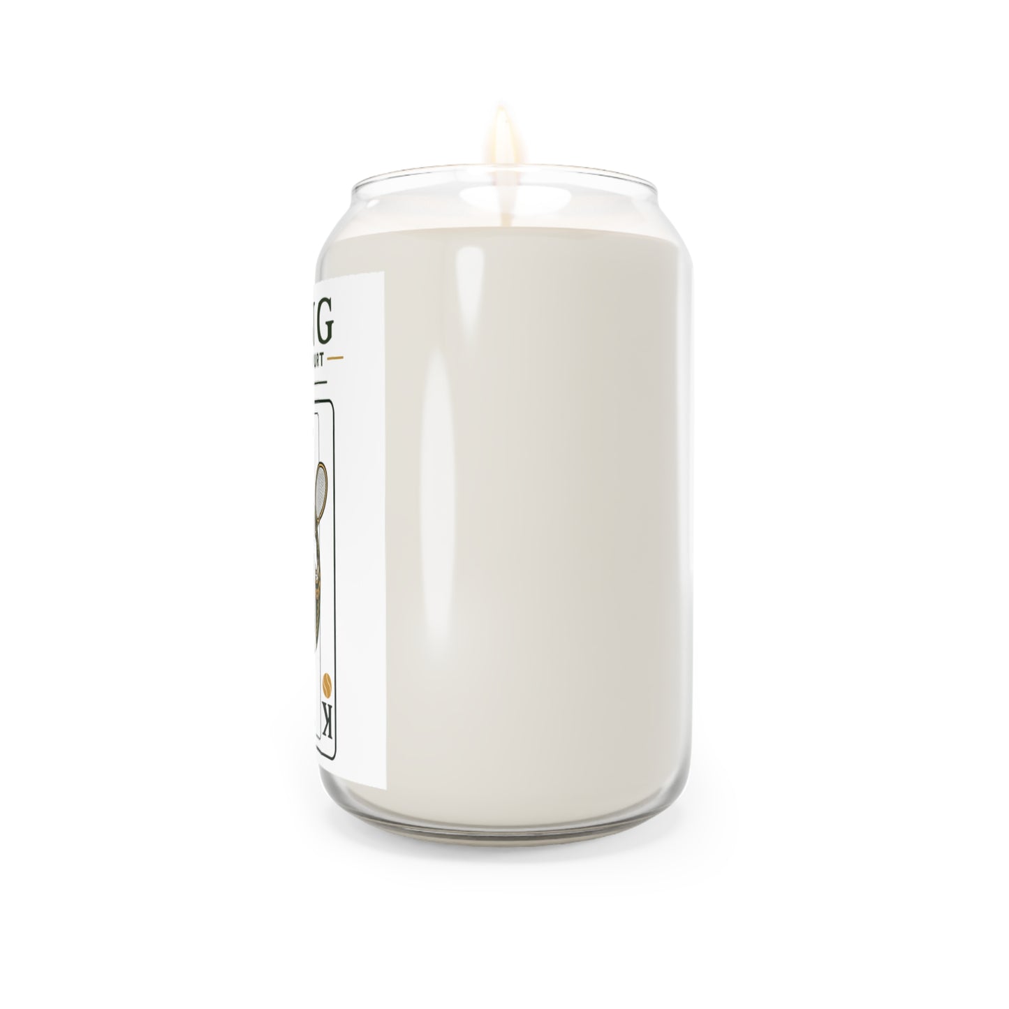 Tennis- King of the Court - Vintage Playing Card -  Scented Soy Candle — 13.75 oz