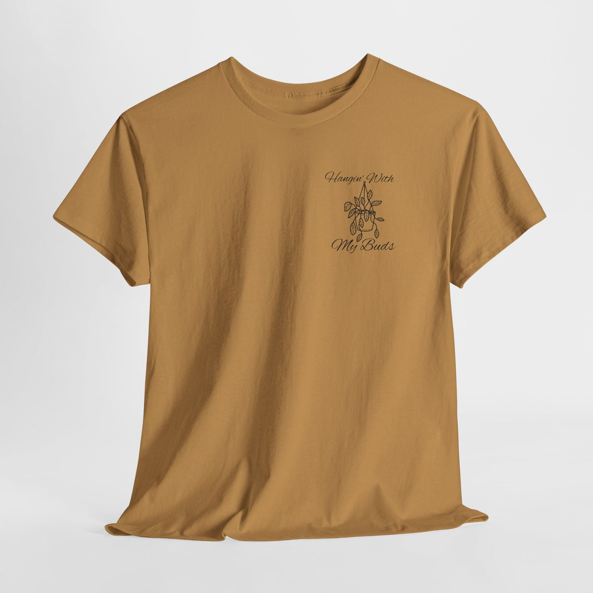 Hangin' With My Buds // Unisex Heavy Cotton Tee - Perfect for Everyday Comfort