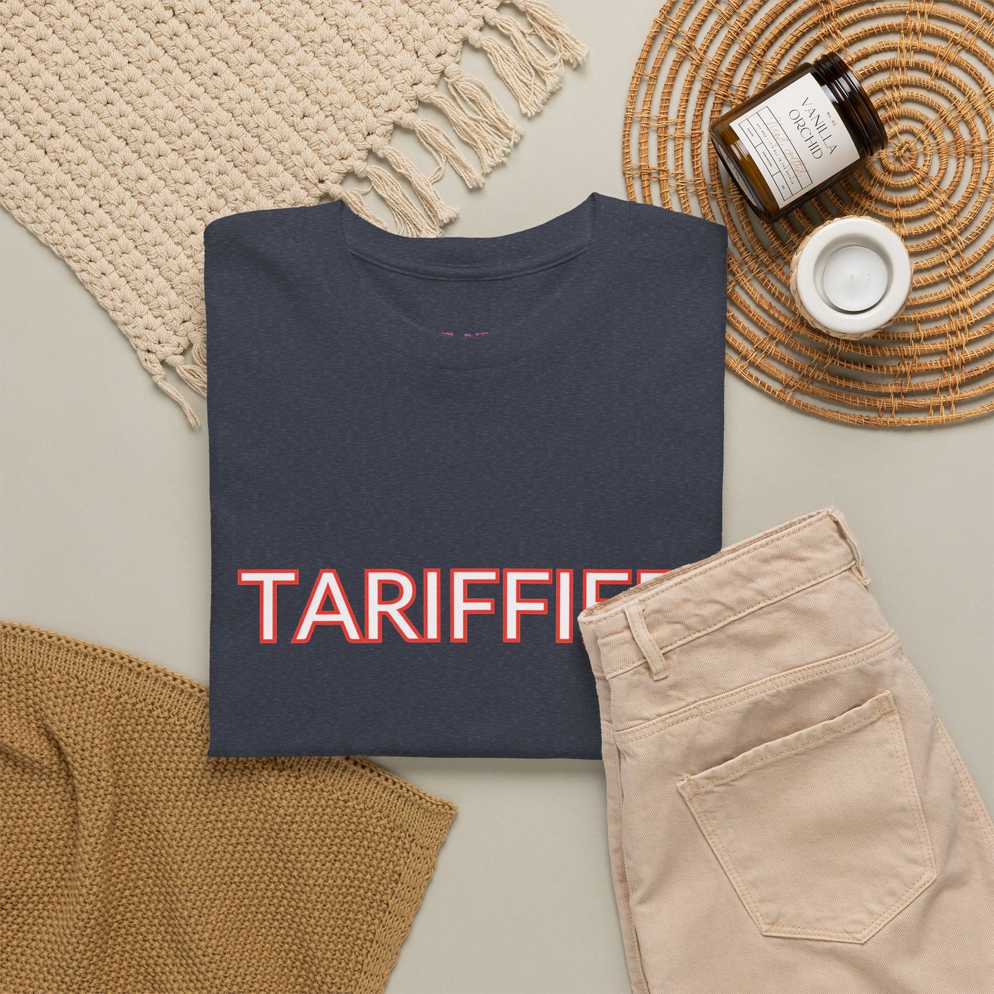 Tarrified // Unisex Heavy Cotton Tee - Scary Economy Statement Shirt