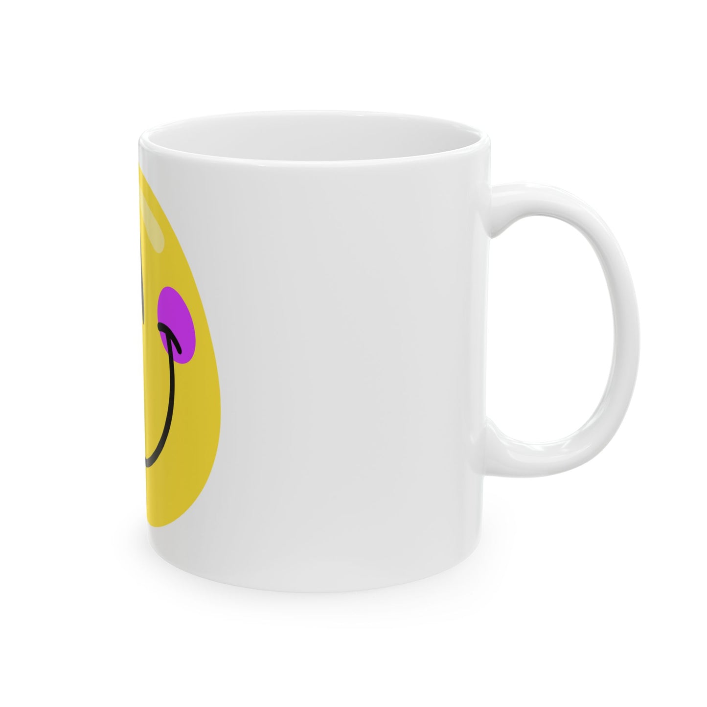 Crooked Smiley // Ceramic Mug, (11oz, 15oz)