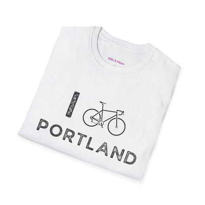 I (Road) Bike Portland // Unisex Softstyle T-Shirt