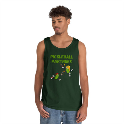 Pickleball Partners 2 // Unisex Heavy Cotton Tank Top