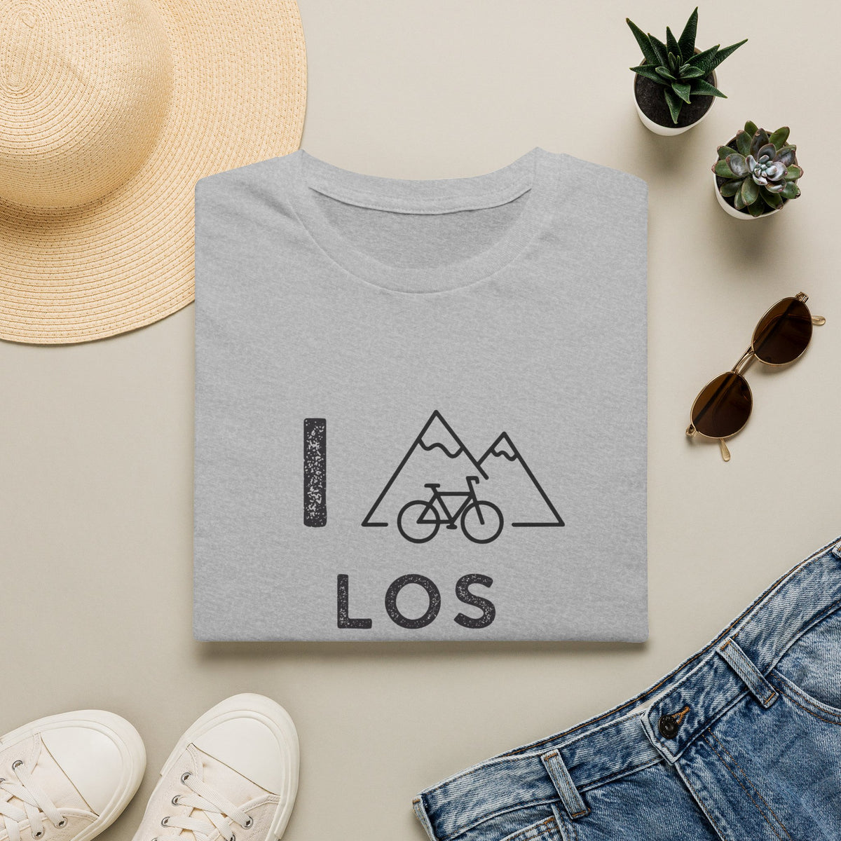 I (Mountain) Bike Los Angeles // Unisex Softstyle T-Shirt