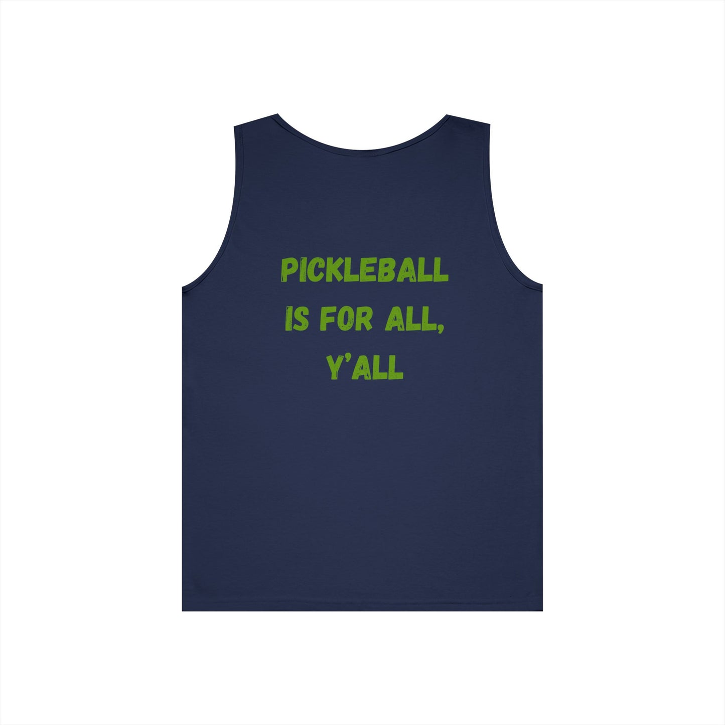 Pickleball is for All, Y'all // Unisex Heavy Cotton Tank Top
