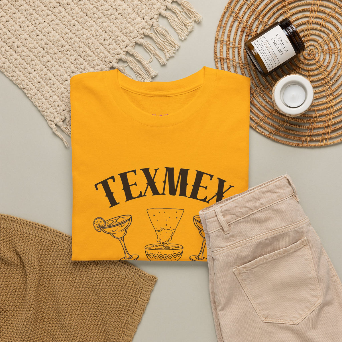Tex-Mex Forever - Ritas & Queso // Unisex Heavy Cotton Tee - Fun Casual T-Shirt for Food Lovers