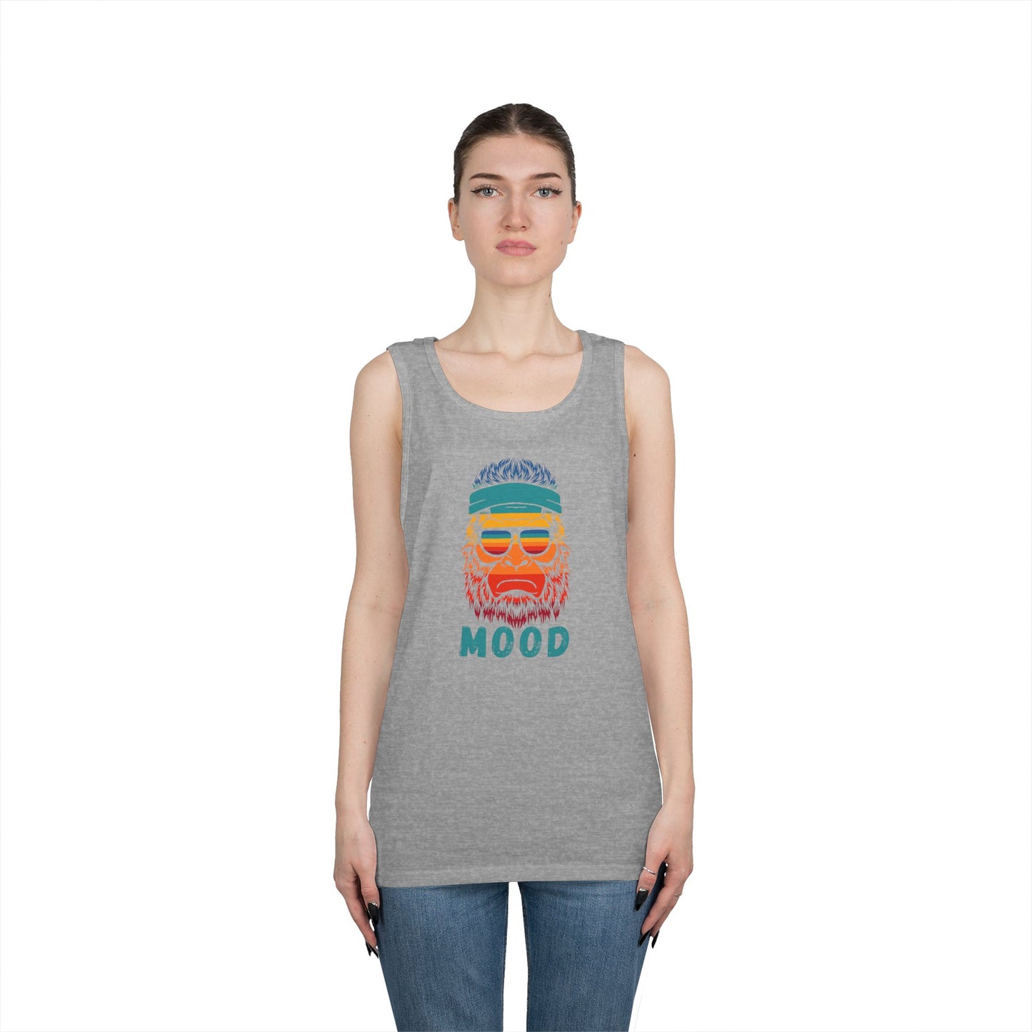 Bigfoot Mood //  Unisex Heavy Cotton Tank Top