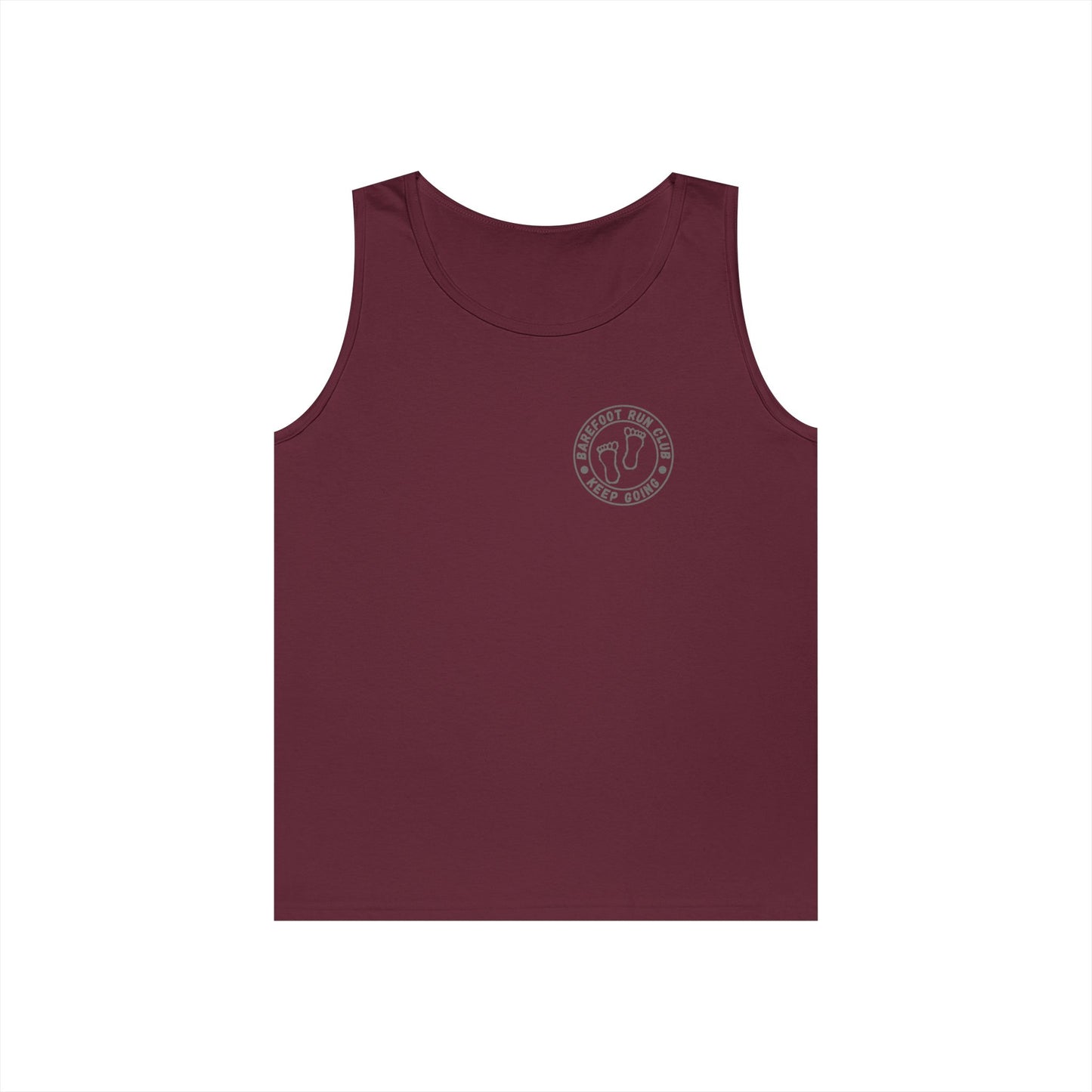 Barefoot Run Club // Bigfoot Founding Member // Double Sided Unisex Heavy Cotton Tank Top