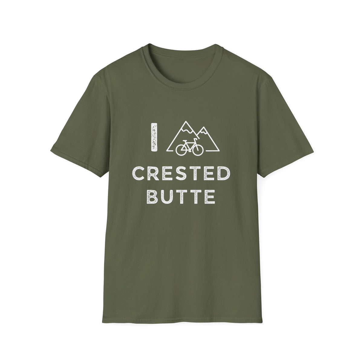 I (Mountain) Bike Crested Butte // Unisex Softstyle T-Shirt