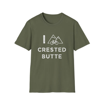 I (Mountain) Bike Crested Butte // Unisex Softstyle T-Shirt
