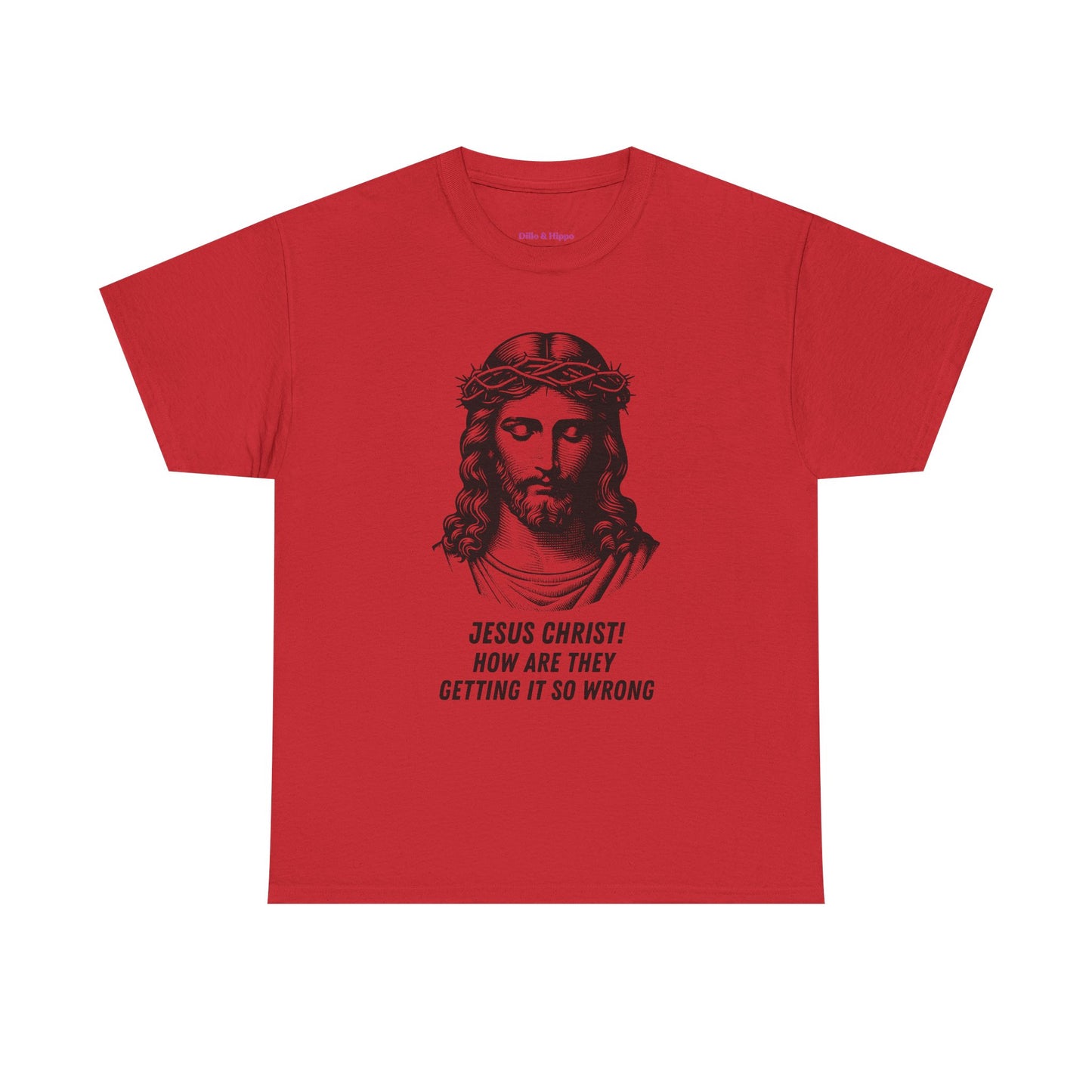 Humorous Jesus Graphic Tee - "Jesus Christ! How Are They Getting It So Wrong?"