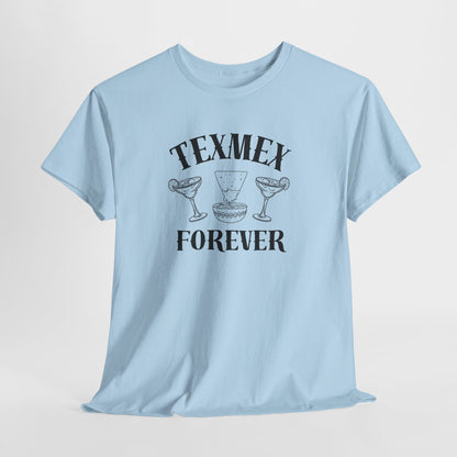 Tex-Mex Forever - Ritas & Queso // Unisex Heavy Cotton Tee - Fun Casual T-Shirt for Food Lovers