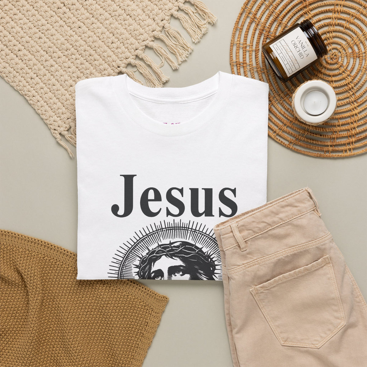 Religious Humor Unisex Heavy Cotton Tee - "Jesus Didn't Look Like This"