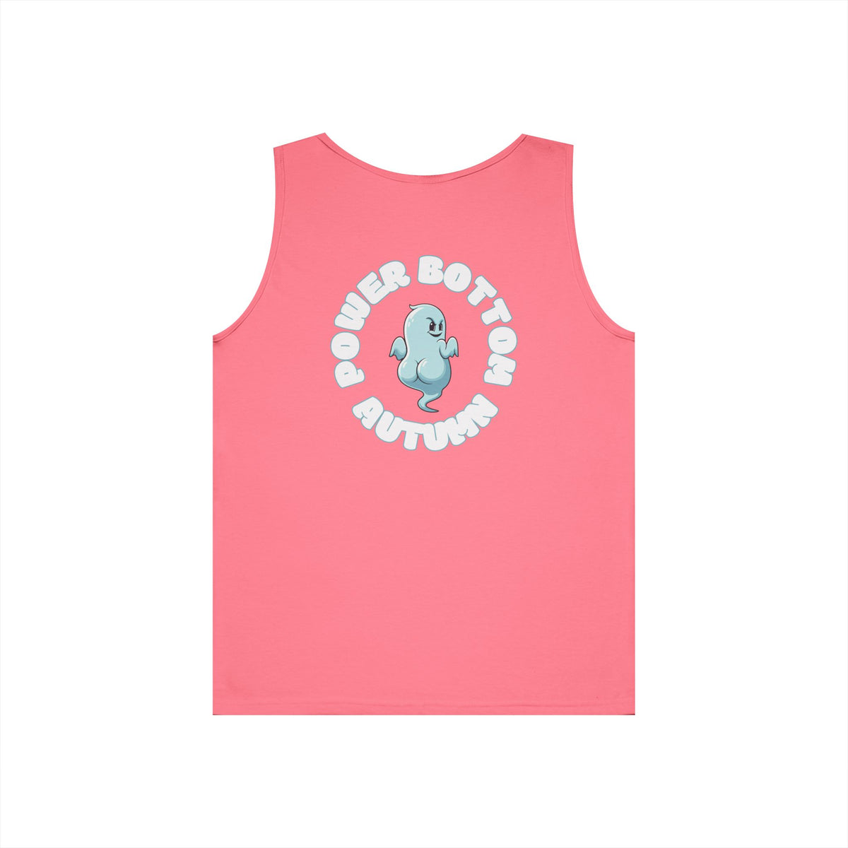 Power Bottom Autumn- Blue Ghost // Playful Tank Top for Unisex