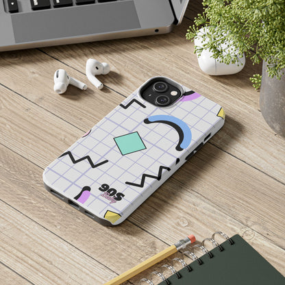 90s Baby Zig Zag and Shapes // iPhone Case