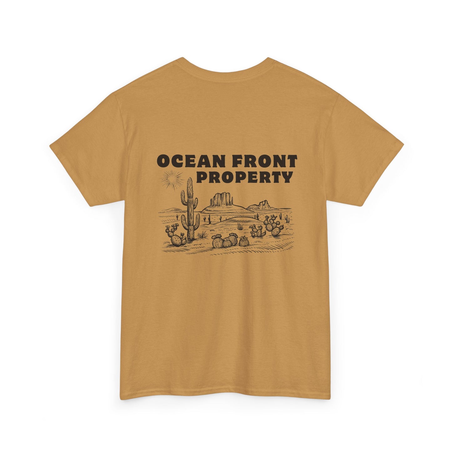Ocean Front Property - Double-sided // Unisex Heavy Cotton Tee