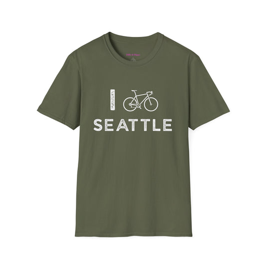 I (Road) Bike Seattle // Unisex Softstyle T-Shirt