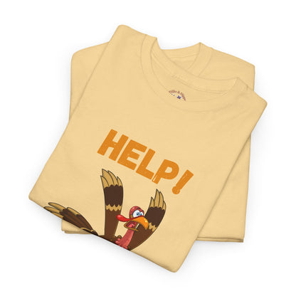 Help! I Married into a Turkey Trot Family // Unisex Jersey Short Sleeve Tee
