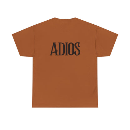 Howdy & Adios  // Unisex Heavy Cotton Tee - Casual Statement Shirt