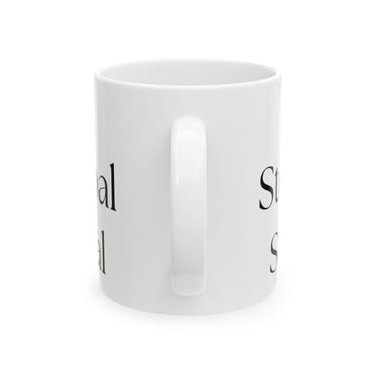 Steep The Herbal, Spill The Verbal // Ceramic Mug, (11oz, 15oz)