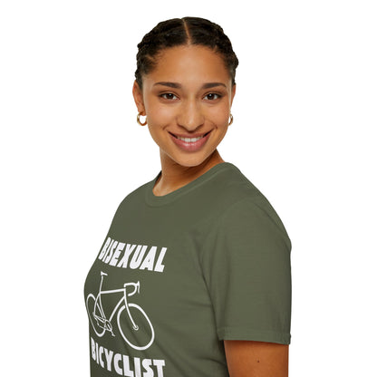 Bisexual (Road) Bicyclist  // Unisex Softstyle T-Shirt