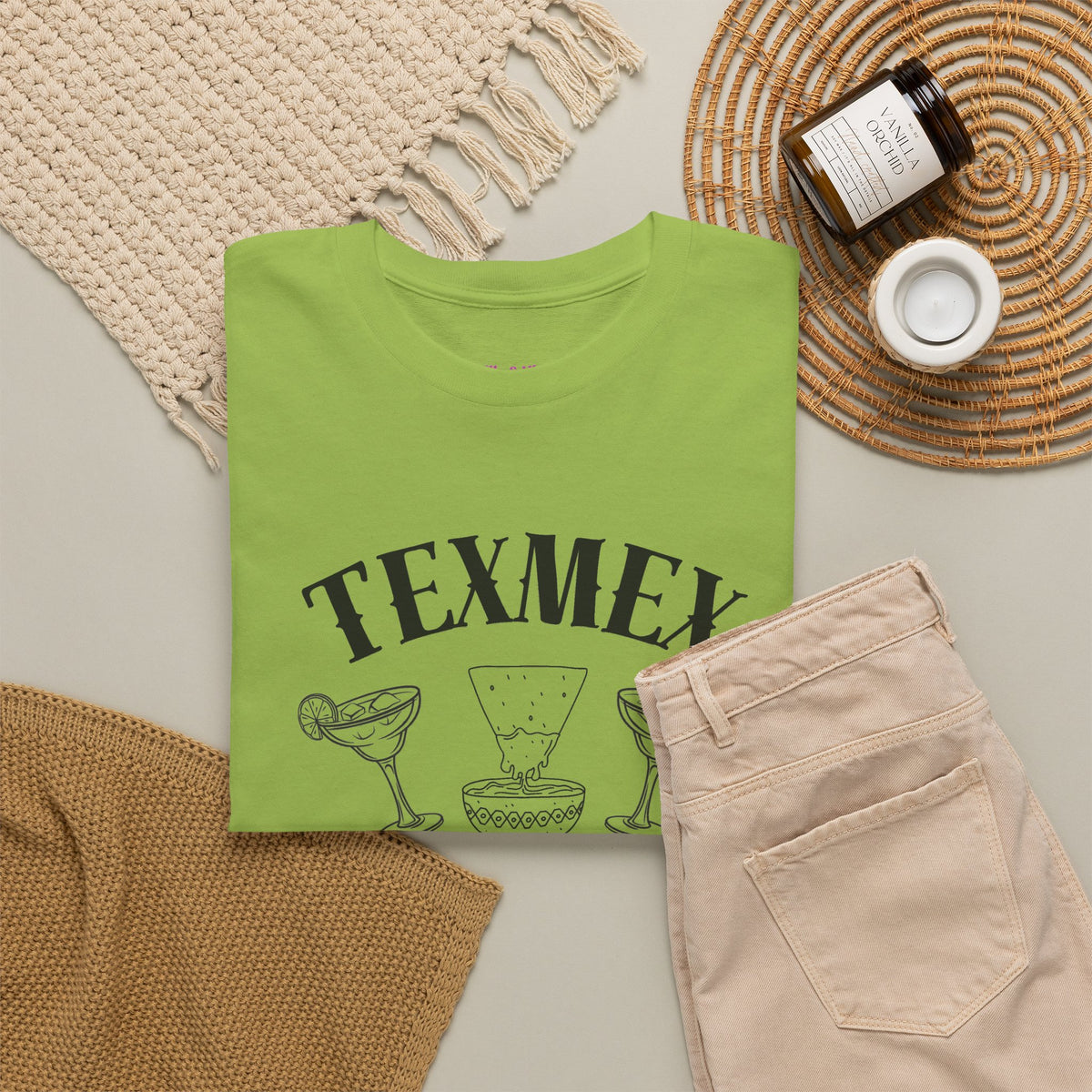 Tex-Mex Forever - Ritas & Queso // Unisex Heavy Cotton Tee - Fun Casual T-Shirt for Food Lovers