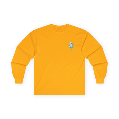 Unisex Ultra Cotton Long Sleeve Tee - 'Power Bottom Autumn' Graphic