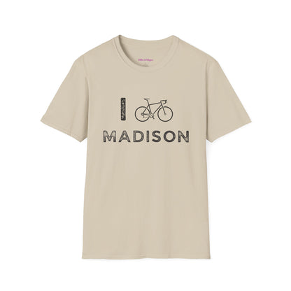 I (Road) Bike Madison // Unisex Softstyle T-Shirt