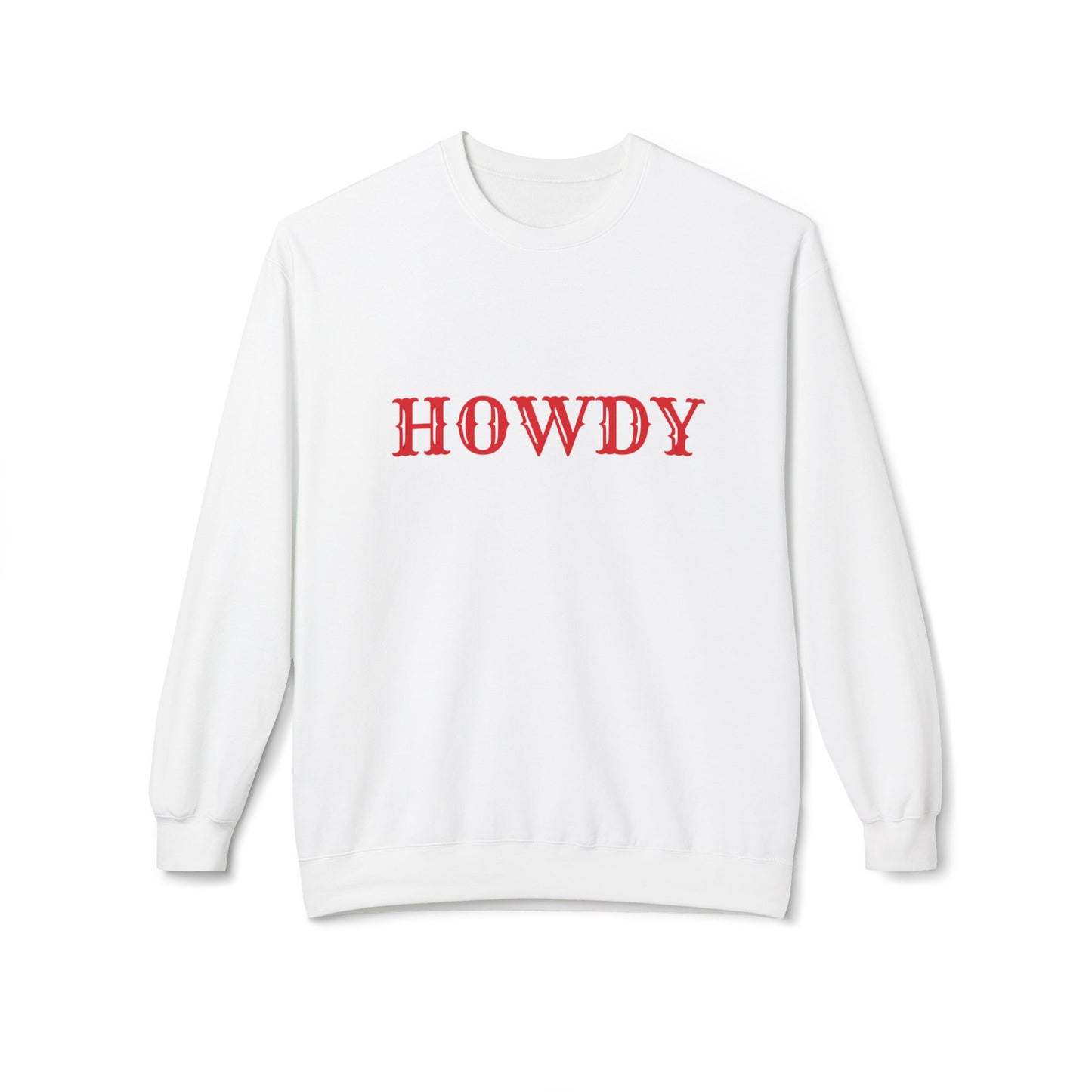 Howdy // Unisex Midweight Softstyle Fleece Crewneck Sweatshirt