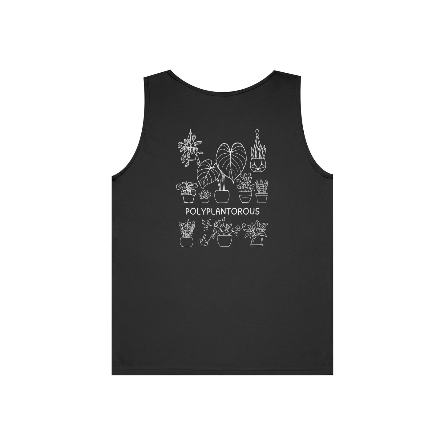 polyPLANTorous // Unisex Heavy Cotton Tank Top - Polyplantorous Plant Lover Design