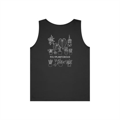 polyPLANTorous // Unisex Heavy Cotton Tank Top - Polyplantorous Plant Lover Design