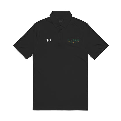 Queen of the Court-  Green Embroidered Men's Polo Shirt - Under Armour Performance Polo