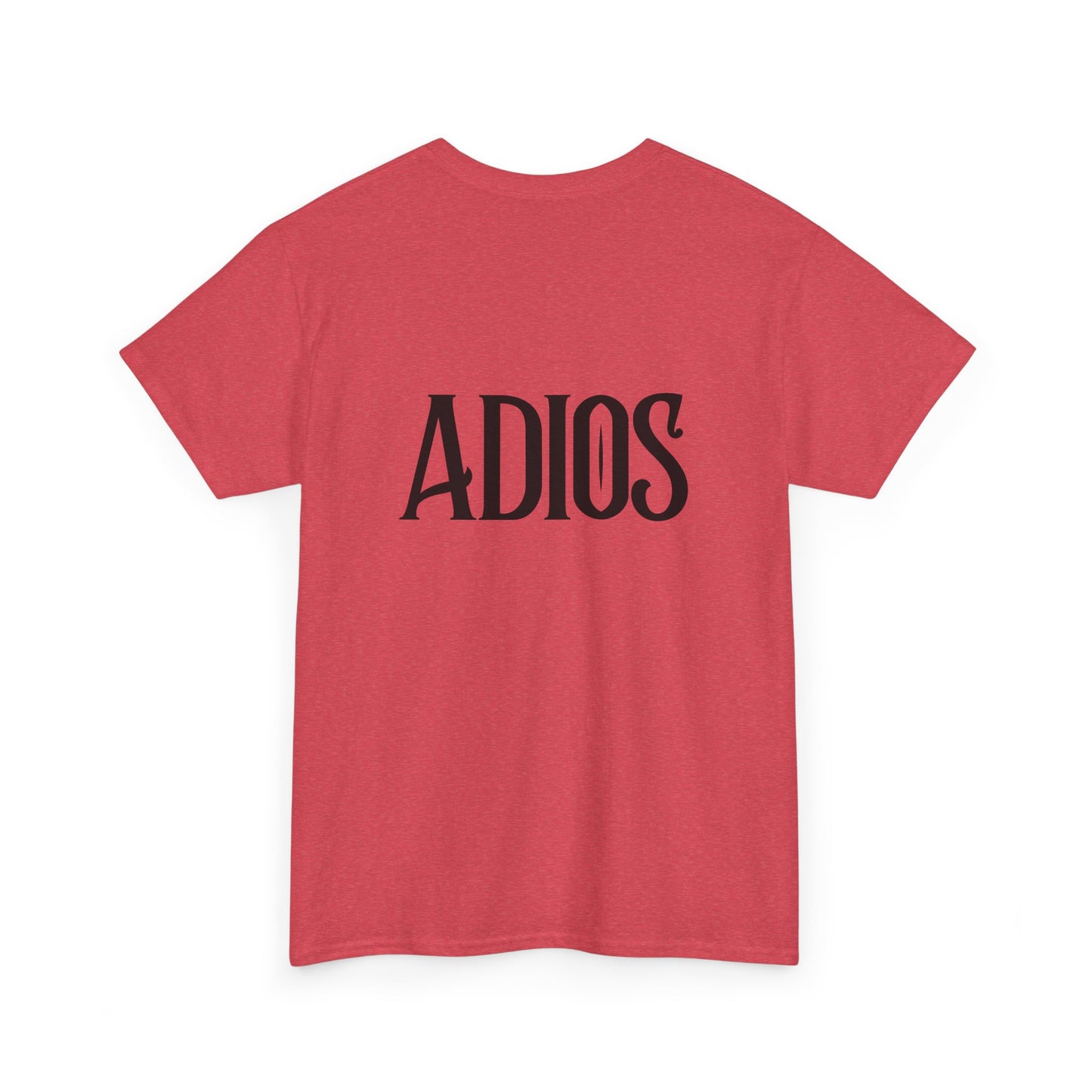 Howdy & Adios  // Unisex Heavy Cotton Tee - Casual Statement Shirt