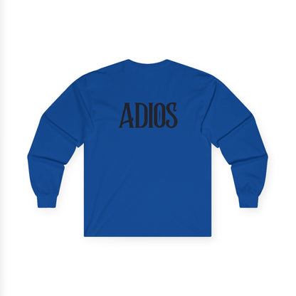 Howdy & Adios // Unisex Long Sleeve Tee | Casual Cotton Top for Friends & Farewells