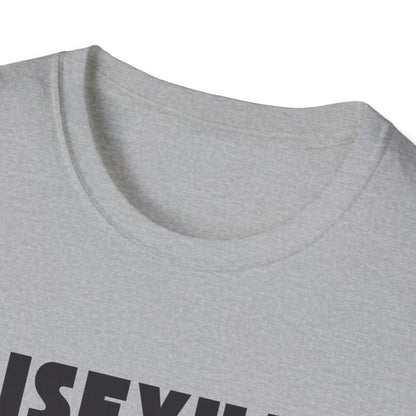 Bisexual (Mountain) Bicyclist  // Unisex Softstyle T-Shirt