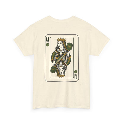Pickleball - Queen of the Court - Vintage Playing Card Graphic T-Shirt