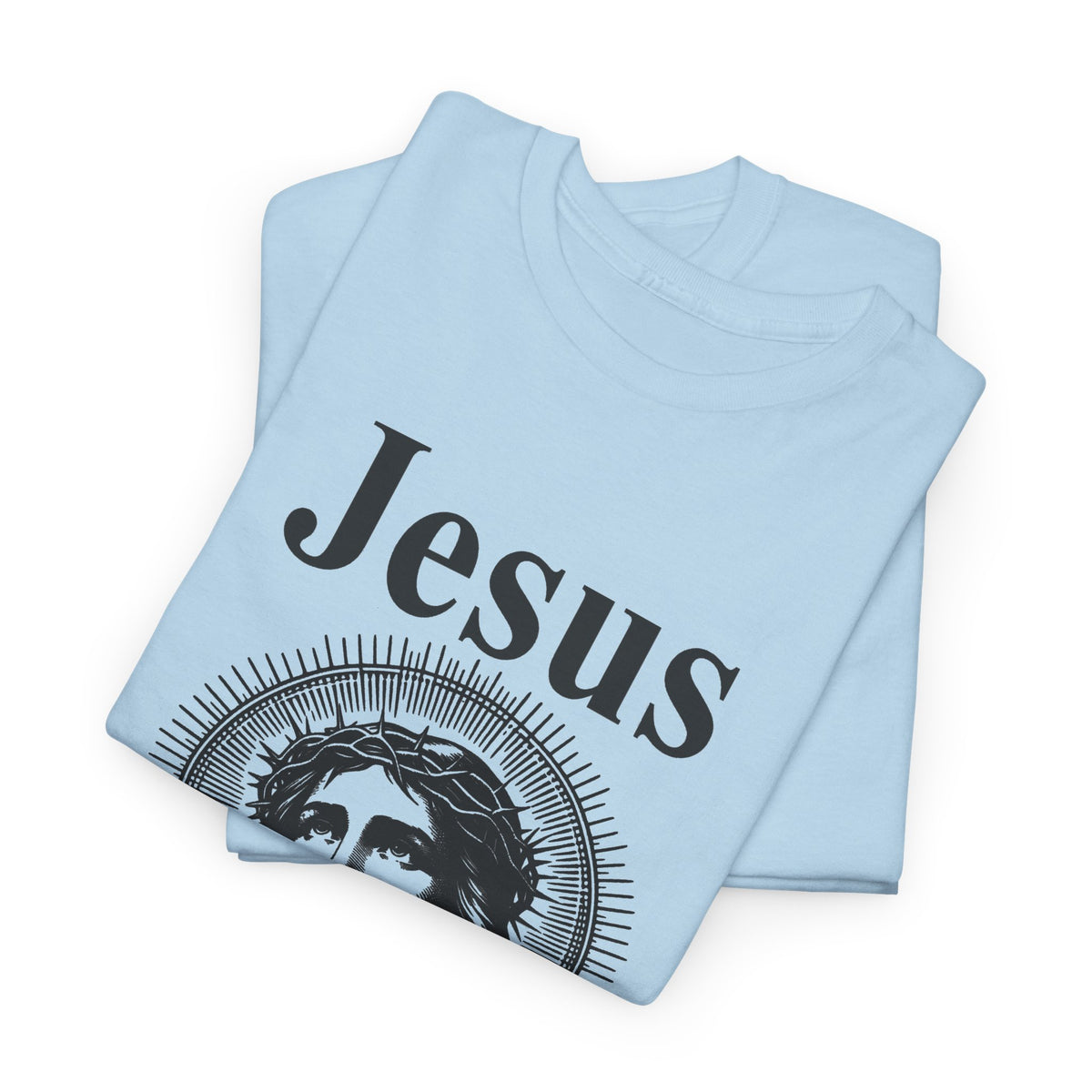 Religious Humor Unisex Heavy Cotton Tee - "Jesus Didn't Look Like This"