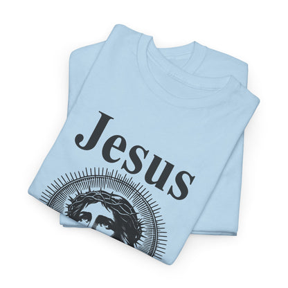 Religious Humor Unisex Heavy Cotton Tee - "Jesus Didn't Look Like This"