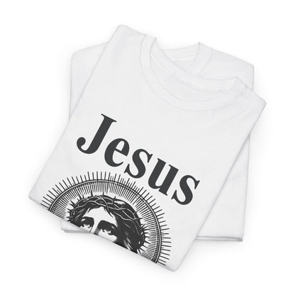 Religious Humor Unisex Heavy Cotton Tee - "Jesus Didn't Look Like This"