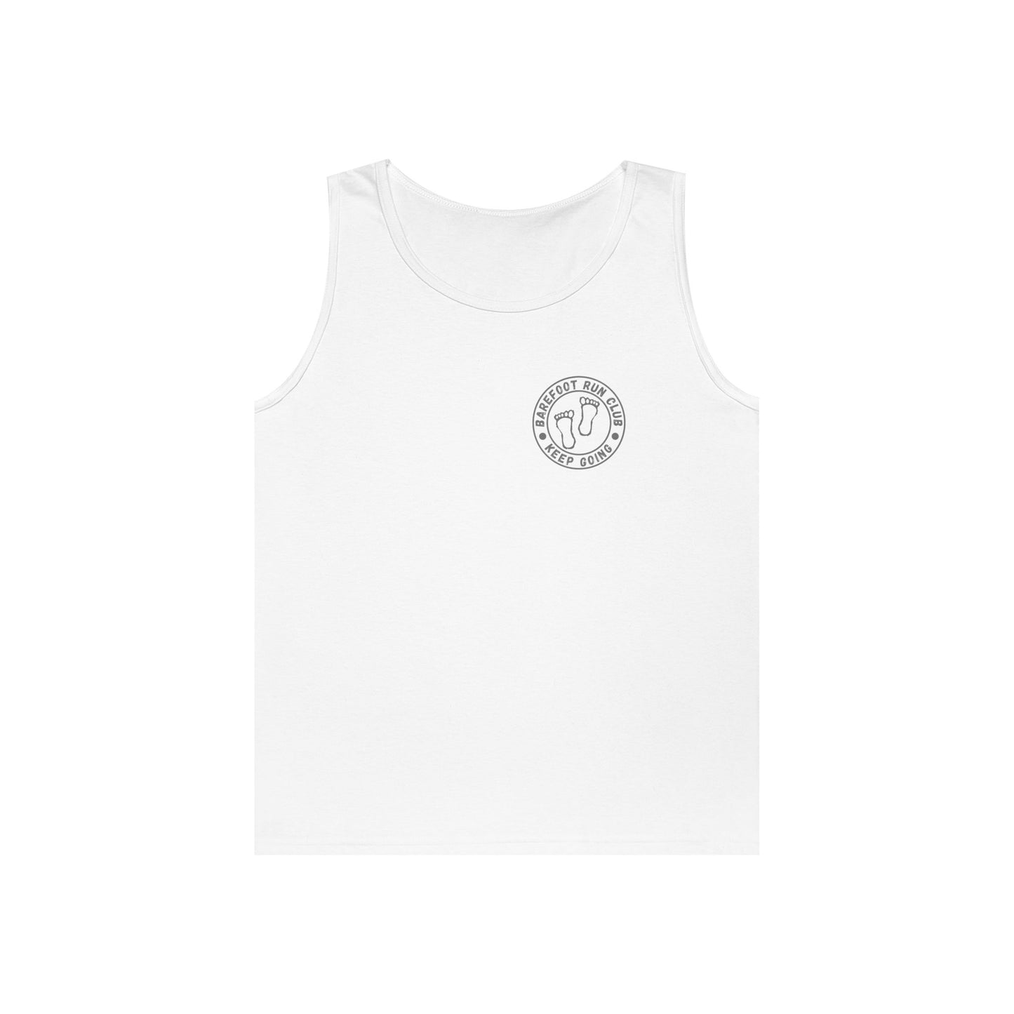 Barefoot Run Club // Bigfoot Founding Member // Double Sided Unisex Heavy Cotton Tank Top