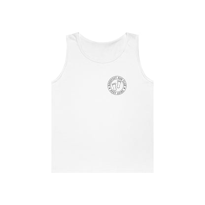 Barefoot Run Club // Bigfoot Founding Member // Double Sided Unisex Heavy Cotton Tank Top