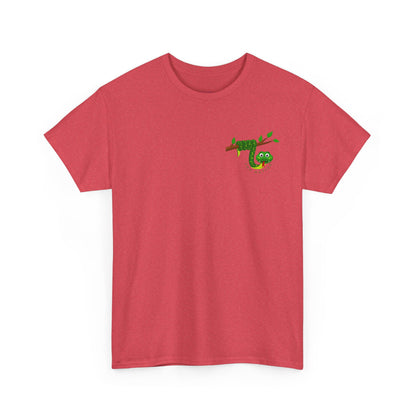 Keep Hanging On - Snake // Unisex Heavy Cotton Tee - Positive Message T-Shirt